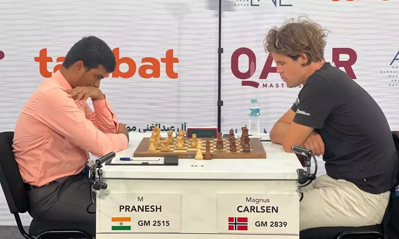 ലോക ഒന്നാം നമ്പർ താരം മാഗ്നസ് കാൾസനെ   സമനിലയിൽ തളച്ച് ഇന്ത്യൻ കൗമാരക്കാരൻ