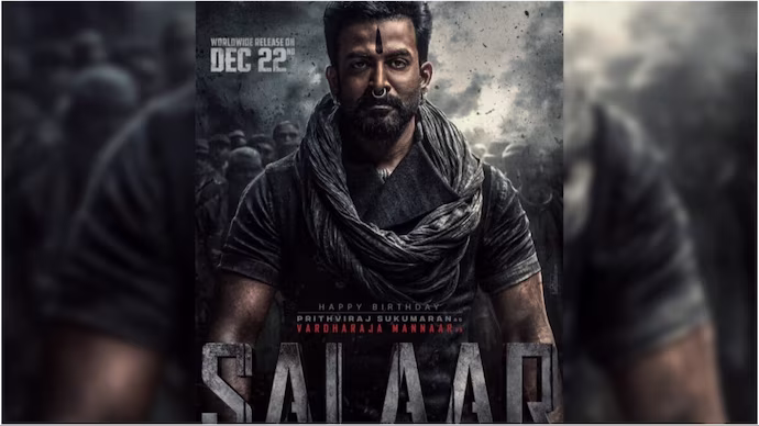 Prithviraj Sukumarans first look poster from Salaar Prithviraj Sukumarans first look poster from Salaar