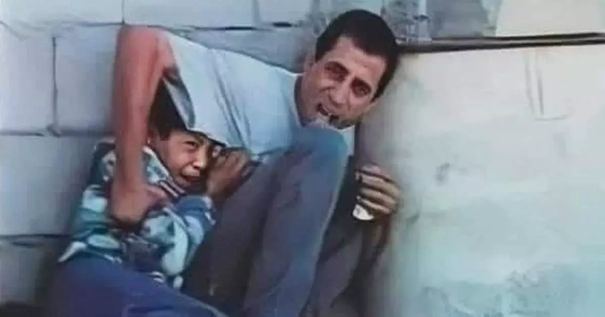 Jamal al-Dura lost his loved ones again in the Israeli attack Jamal al-Dura lost his loved ones again in the Israeli attack