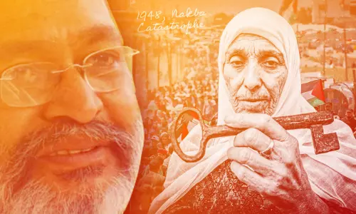 ഫലസ്തീനികള്‍ എഴുപത്തഞ്ച് വര്‍ഷത്തിനു ശേഷവും ആ തുരുമ്പിച്ച താക്കോലുകള്‍ സൂക്ഷിച്ചുവെച്ചിരിക്കുന്നു.