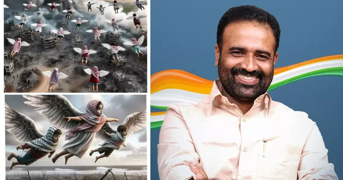 CR Mahesh MLA supports Palestine CR Mahesh MLA supports Palestine