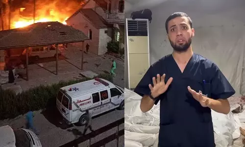 ഈ വംശഹത്യ അവസാനിപ്പിക്കൂ; മൃതദേഹങ്ങള്‍ക്ക് മുന്നില്‍ പൊട്ടിക്കരഞ്ഞ് ഗസ്സയിലെ ഡോക്ടര്‍