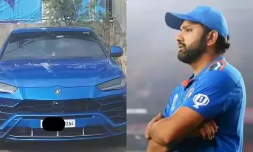 Indian cricket team captain Rohit Sharma fined for speeding in Lamborghini