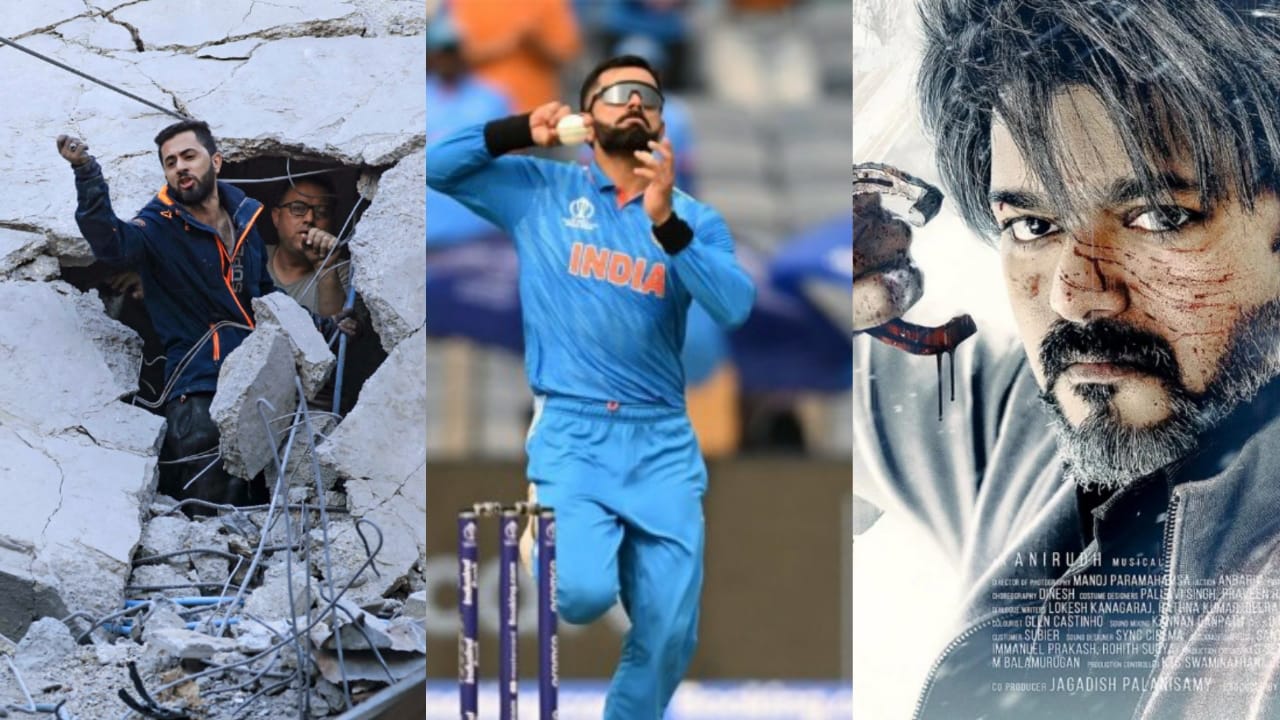 അഭയാർഥി ക്യാമ്പിൽ ഇസ്രായേൽ ആക്രമണം, പന്തെറിഞ്ഞ് കോഹ്‍ലി, ലിയോ തരംഗം; അറിയാം ഇന്നത്തെ എക്സ് ട്രെൻഡിങ്