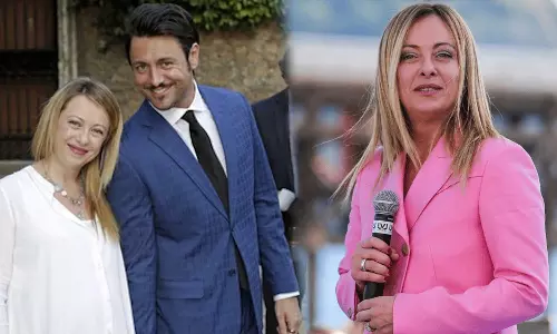 Italy PM Giorgia Meloni leaves partner and television journalist partner Andrea Giambruno after sexist TV comments, Italy PM Giorgia Meloni leaves partner after sexist remarks Italy PM Giorgia Meloni leaves partner and television journalist partner Andrea Giambruno after sexist TV comments, Italy PM Giorgia Meloni leaves partner after sexist remarks