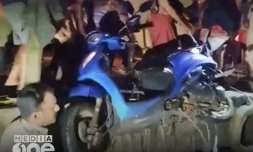 Two people died after their bike fell into the river at Ernakulam