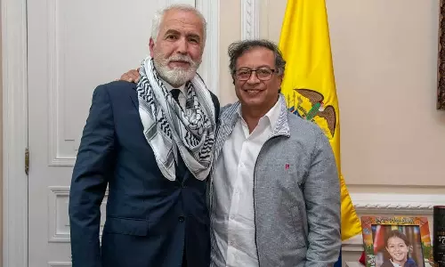 Colombia to open embassy in Palestine, Colombia will send a plane with humanitarian aid to Gaza, Colombia President Gustavo Petro on Israel-Palestine war 2023, Colombia President Gustavo Petro, Palestine Ambassador to Colombia Raouf Almalki