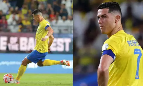 ഉജ്വല ഫ്രീകിക്ക് ഗോളിലൂടെ ക്രിസ്റ്റ്യാനോ; അൽ നസ്ർ മുന്നോട്ട്