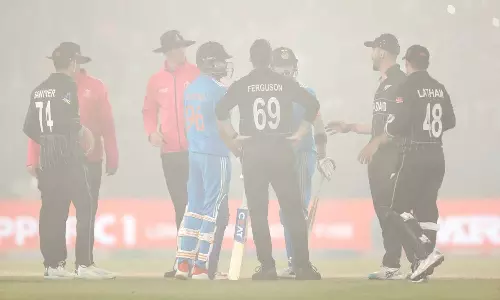 IND vs NZ World Cup 2023: Play in Dharamshala was stopped for misty conditions in the stadium, Misty Conditions In Dharamshala, haze in Dharamshala, ICC ODI World Cup 2023, India vs New Zealand