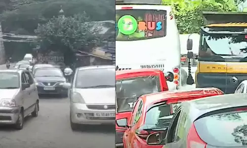 താമരശ്ശേരി ചുരത്തിലെ ഗതാഗതക്കുരുക്കിന് ആശ്വാസം; വാഹനങ്ങൾ നീങ്ങിത്തുടങ്ങി താമരശ്ശേരി ചുരത്തിലെ ഗതാഗതക്കുരുക്കിന് ആശ്വാസം; വാഹനങ്ങൾ നീങ്ങിത്തുടങ്ങി