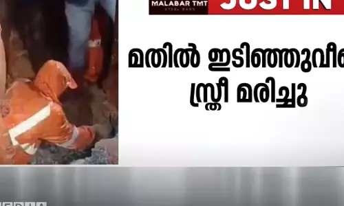 Woman dies after wall collapses in Kollam