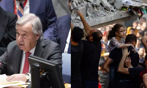 ഹമാസ് ആക്രമണം ശൂന്യതയിൽ സംഭവിച്ചതല്ലെന്ന് യു.എൻ സെക്രട്ടറി ജനറൽ; രാജി ആവശ്യപ്പെട്ട് ഇസ്രായേൽ