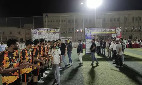 ജുബൈല്‍ എഫ്.സി സെവന്‍സ് ഫുട്ബോള്‍   മേളക്ക് ആവേശകരമായ തുടക്കം