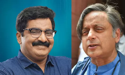 MK Muneer reply to Shashi Tharoor on hamas statement