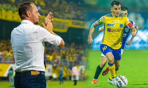 ഇതാ ആശാന്റെ കൊമ്പന്മാർ! ഇവാന്റെ തിരിച്ചുവരവ് ആഘോഷമാക്കി ബ്ലാസ്റ്റേഴ്‌സ്