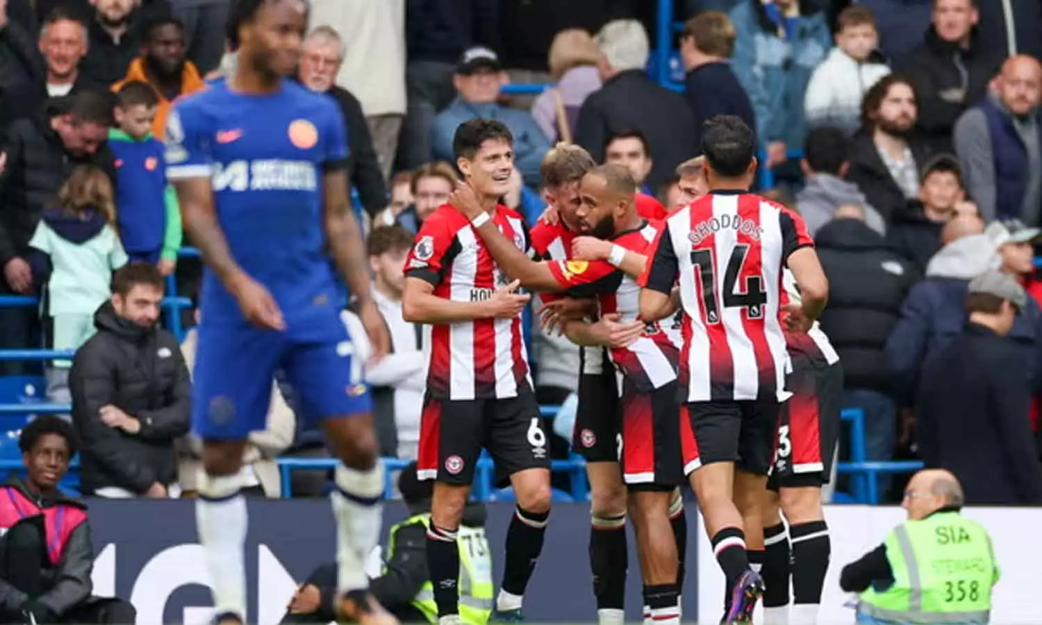 Chelsea loss match against brentford