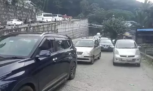 Traffic control at Thamarassery Churam