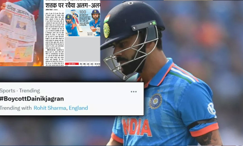 Article makes Kohli selfish; Massive protest against Dainik Jagaran; Todays Twitter Trends