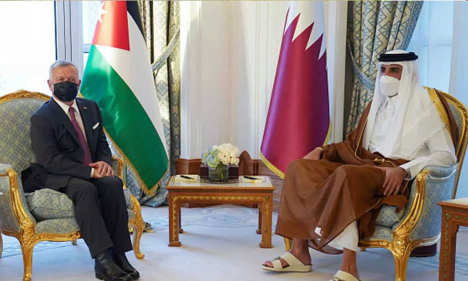 King of Jordan praises Qatar for its firm stance on behalf of the Palestinian people
