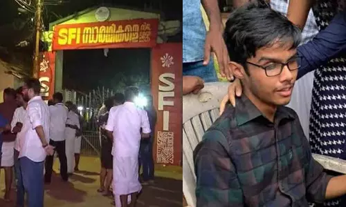 Kerala Verma College Election, KSU State President Aloysius Xavier, hunger strike, sreekuttan, ksu, latest malayalam news,കേരള വർമ്മ കോളേജ് തിരഞ്ഞെടുപ്പ്, KSU സംസ്ഥാന പ്രസിഡന്റ് അലോഷ്യസ് സേവ്യർ, നിരാഹാര സമരം, ശ്രീക്കുട്ടൻ,