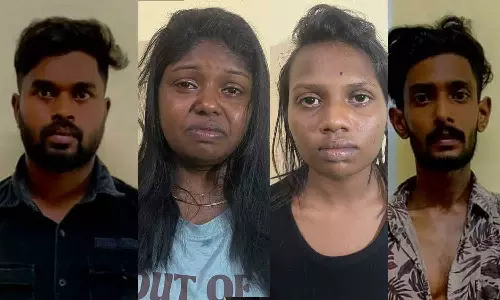 യൂട്യൂബറെ ഹണിട്രാപ്പിനിരയാക്കിയ കേസിൽ നാല് പേരെ പൊലീസ് അറസ്റ്റ് ചെയ്തു