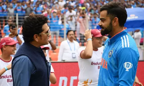Sachin Tendulkar extends wishes to Virat Kohli in ODI century record, CWC23, ICC ODI Cricket World Cup 2023