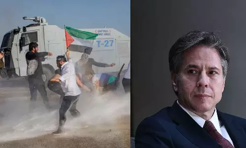 ചർച്ചകൾക്കായി യു.എസ് സ്റ്റേറ്റ് സെക്രട്ടറി; തുർക്കിയിലെ അമേരിക്കൻ വ്യോമതാവളത്തിലക്കേ് പ്രതിഷേധ മാർച്ച്‌