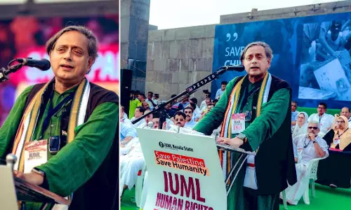 ശശി തരൂരിന്റെ ഹമാസ് വിമര്‍ശനം