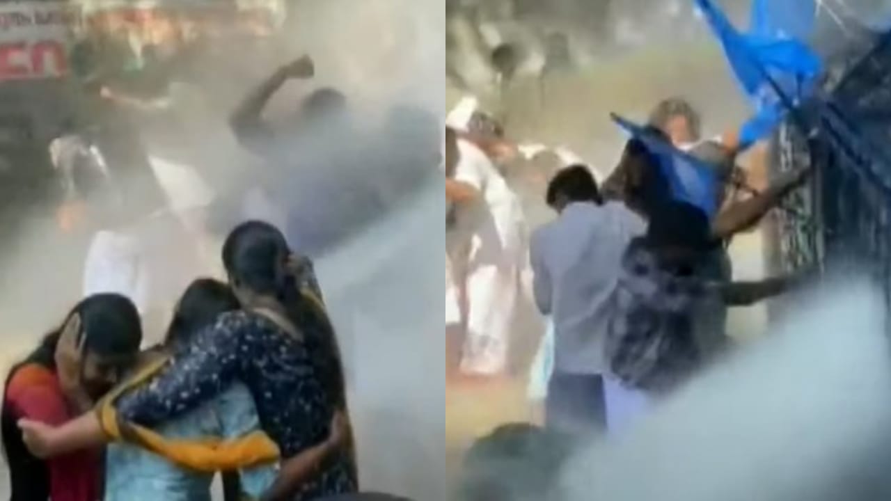 മന്ത്രി ആർ.ബിന്ദുവിന്റെ വസതിയിലേക്ക് കെ.എസ്‌.യു മാർച്ച്; സംഘർഷം, പ്രവർത്തകർക്ക് പരിക്ക്