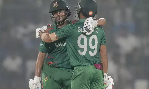 ഷാകിബ്- ഷാന്‍റോ ഷോ...; ഡൽഹിയിൽ ബംഗ്ലാദേശിന്റെ ലങ്കാ ദഹനം