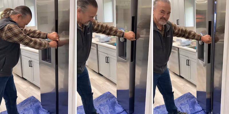 Parents accidentally leave ice maker