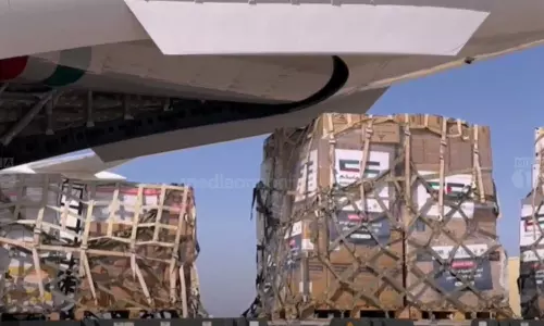 Aid to Palestine: Kuwaits 17th plane lands in Egypt,