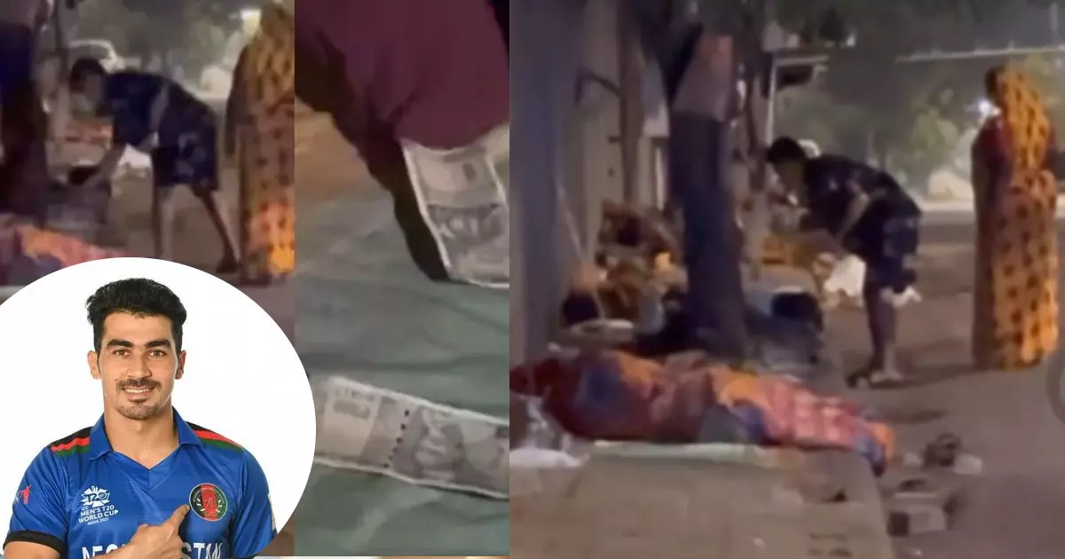 Diwali; Video of Afghan star Rahmanullah Gurbaz giving money to street people goes viral