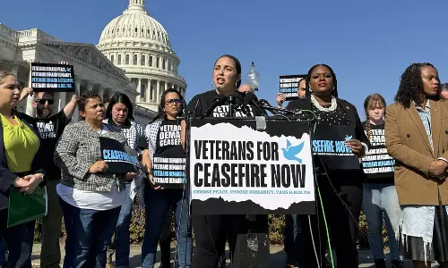 US military veterans arrested at Capitol after protesting against Israel genocide in Gaza, Israel attack on Gaza, Israel-Palestine war 2023