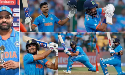 Five batsmen scored half-centuries for India against the Netherlands Five batsmen scored half-centuries for India against the Netherlands