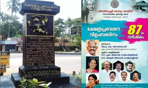 ക്ഷേത്രപ്രവേശന വിളംബരം