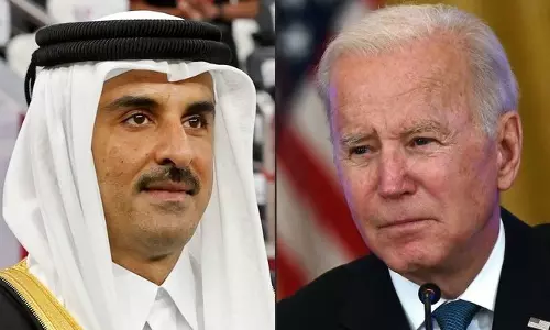 ഗസ്സയിൽ സമാധാന ദൗത്യം തുടരുന്ന ഖത്തറിന് നന്ദിയറിയിച്ച് ബൈഡൻ ഗസ്സയിൽ സമാധാന ദൗത്യം തുടരുന്ന ഖത്തറിന് നന്ദിയറിയിച്ച് ബൈഡൻ