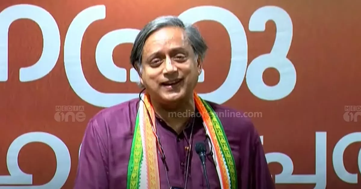 No one should teach me about Palestine issue: Shashi Tharoor MP
