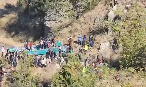 36 Killed As Bus Plunges Into Gorge In Jammu And Kashmirs Doda