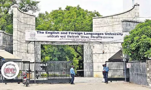 Eflu student strike: A case has been filed against the protestors again