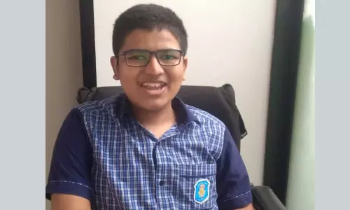 Thrissur resident Abdul Hadi V.S has received the State Disability Award given by the State Department of Social Justice, Thrissur resident Abdul Hadi V.S receives Best Child Creativity with Disability category