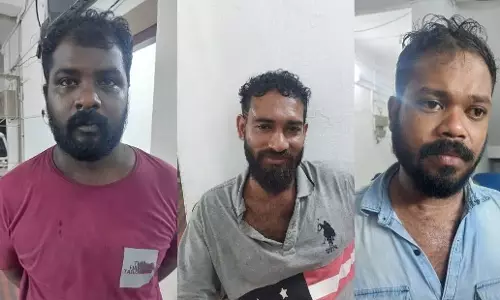 സ്റ്റേഷനിൽ അതിക്രമിച്ച് കയറി പൊലീസുകാരെ കയ്യേറ്റം ചെയ്തു; മൂന്നുപേർ അറസ്റ്റിൽ