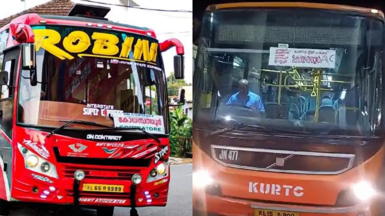 റോബിൻ ബസിനോട് മത്സരം; സമാന്തര സർവീസുമായി കെ.എസ്.ആർ.ടി.സി, കാലിയടിച്ച് ആദ്യ സർവീസ്