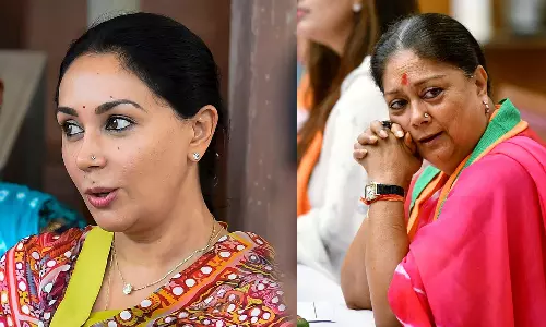 Vasundara Raje Scindia,Diya Kumari ,Vasundhara Raje Scindia,Rajasthan polls, ദിയാ കുമാരി,വസുന്ദരാ രാജെ സിന്ധ്യ,Rajasthan polls, Rajasthan BJP, BJP MP Diya Kumari