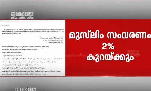 Controversy over order to implement less Muslim reservation,Department of Social Justice,kerala,Muslim reservation, differently abled reservation,MediaOne Exclusive,latest malayalam news