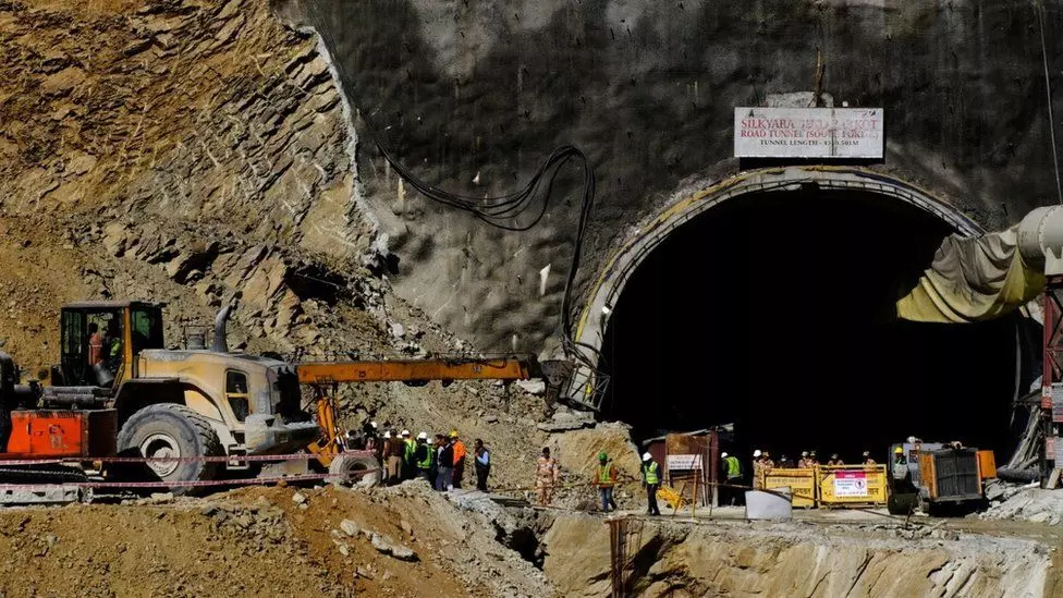 Uttarkashi tunnel collapse Uttarkashi tunnel collapse