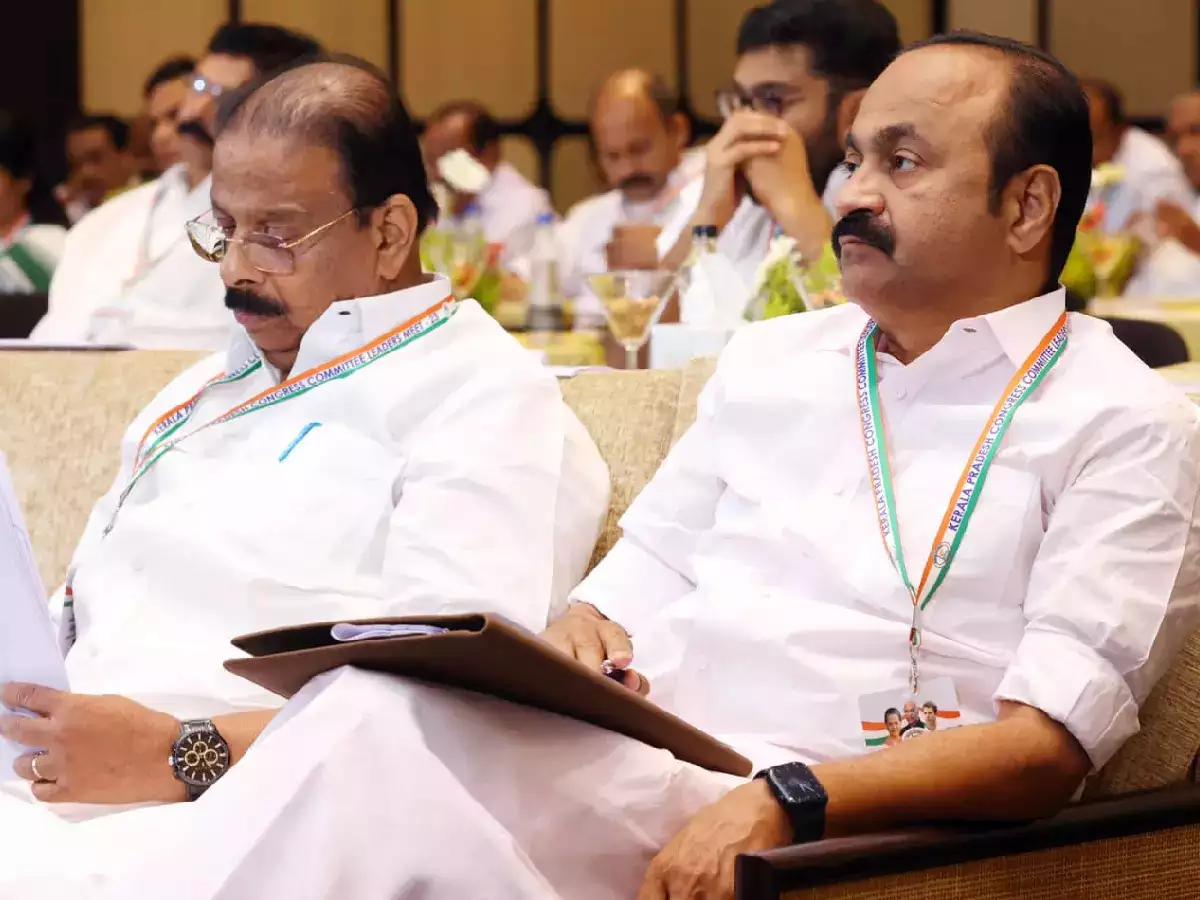 k sudhakaran and vd satheesan