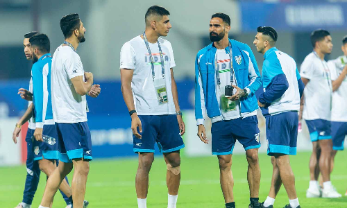 ലോകകപ്പ് യോഗ്യത; പ്രതിരോധം കടുപ്പിച്ച് ഇന്ത്യ, ഖത്തറിനെതിരായ ആദ്യ ഇലവൻ ഇങ്ങനെ...