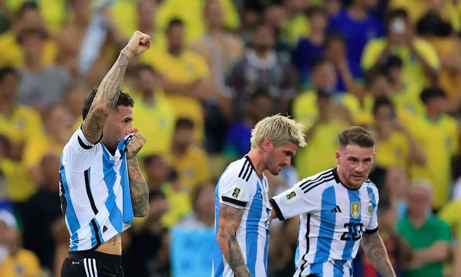 മാരക്കാനയിൽ കാനറികളുടെ ചിറകരിഞ്ഞ് അർജന്റീന മാരക്കാനയിൽ കാനറികളുടെ ചിറകരിഞ്ഞ് അർജന്റീന