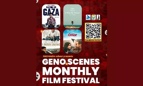 ഫലസ്തീൻ വംശഹത്യക്കെതിരെ പ്രതിഷേധമായി ജീനോ സീൻസ് ചലച്ചിത്ര മേള